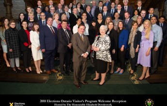 CEC Delegation Participated in Visitor’s Program of Ontario Elections in Canada