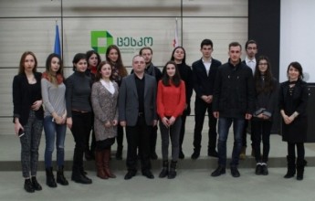 The visit of Students in conjunction with the Global Elections Day