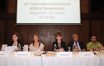 International Electoral Symposium in Sri Lanka